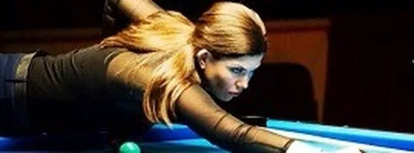 Players competing in the Saturday night pool tournament at Cue's